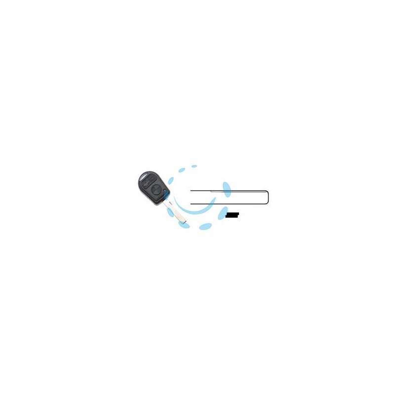COVER CHIAVI PER AUTO HYUNDAI HYN12RS1 - HYN12RS1 - 1 bottone