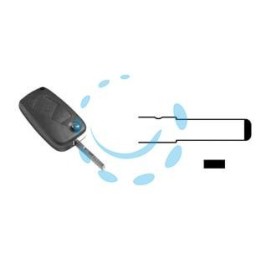 COVER CHIAVI PER AUTO FIAT SIP22RS8 - SIP22RS8 - 3 bottoni - flip