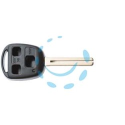 COVER CHIAVI PER AUTO TOYOTA TOY40BRS8 - TOY40BRS8 - 3 bottoni