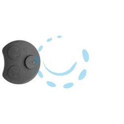 PULSANTINI IN GOMMA PER COVER CHIAVI AUTO SMART YMRS8 - YMRS8 - 3 bottoni