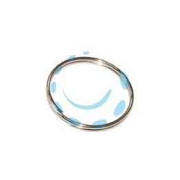 ANELLO PER CHIAVI IN ACCIAIO NICHELATO - ø mm.35