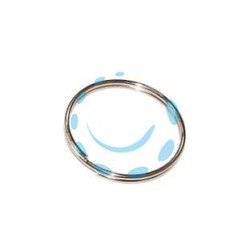 ANELLO PER CHIAVI IN ACCIAIO NICHELATO - ø mm.35