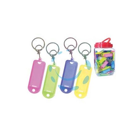 TARGHETTE PORTACHIAVI GRANDI CON ANELLO E GIVOLARE - mm.56x22