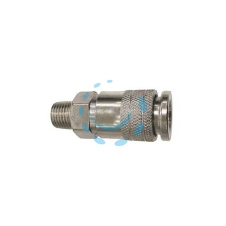 RUBINETTO RAPIDO PROFILO GERMANIA FILETTATO MASCHIO 1/4" P/COMPRESSORE