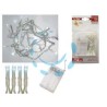 LUCI 40 LED BIANCO FREDDO A BATTERIA PER INTERNO