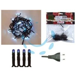 LUCCIOLINE LINEARI PER INTERNO LUCI BLU - 20 luci - lamp.12V - mt.2,60