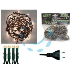 LUCCIOLE A LED BIANCO CALDO LUCE FISSA PER INTERNO
