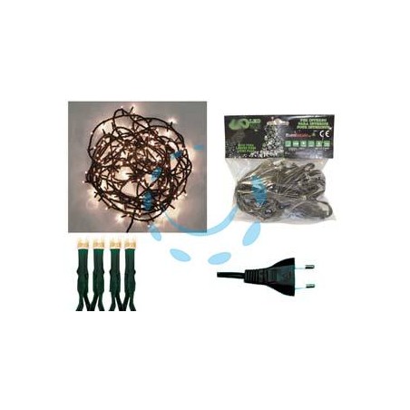 LUCCIOLE A LED BIANCO CALDO LUCE FISSA PER INTERNO