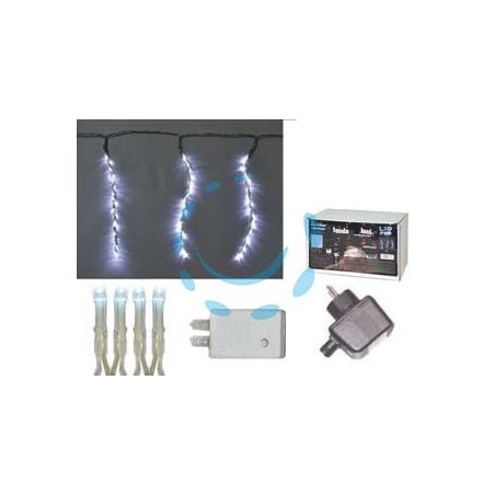 TENDA 288 LED BIANCO FREDDO PER ESTERNO CON GIOCO LUCI