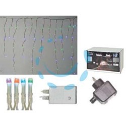 TENDA SFALSATA 150 LED MULTICOLOR PER ESTERNO CON GIOCO LUCI