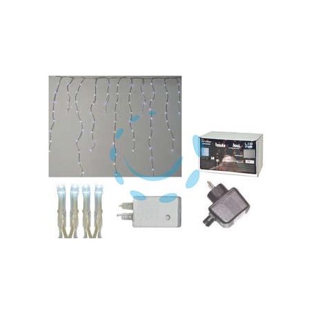 TENDA SFALSATA150 LED BIANCO FREDDO PER ESTERNO CON GIOCO LUCI