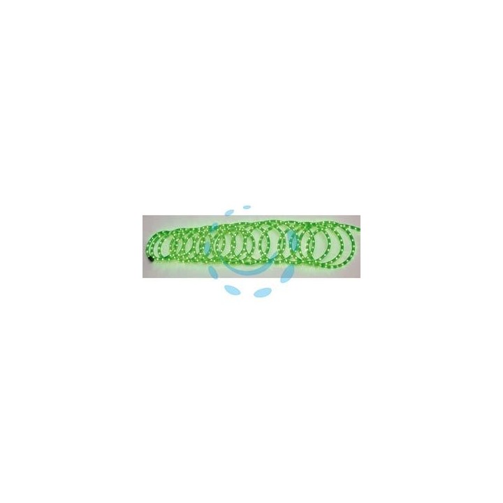 TUBO LUMINOSO CON GIOCHI LUCE VERDE - mt.6 con 216 luci