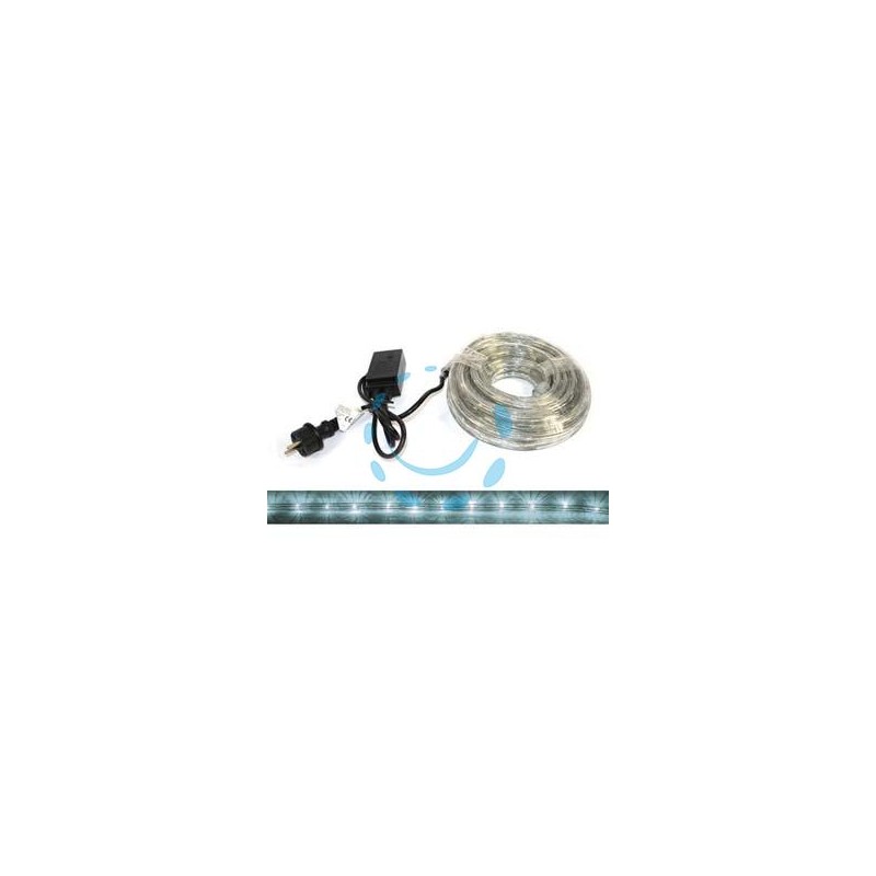 TUBO LUMINOSO 216 LED 3VIE BIANCO FREDDO USO INT.EST.C/GIOCO LUCI MT10