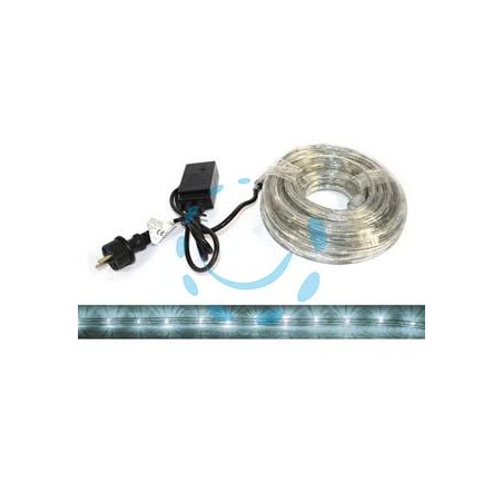 TUBO LUMINOSO 216 LED 3VIE BIANCO FREDDO USO INT.EST.C/GIOCO LUCI MT10