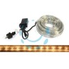 TUBO LUMINOSO 216 LED BIANCO CALDO USO INT. EST. C/GIOCO LUCI 10 MT.