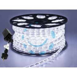 TUBO LUMINOSO 1200 LED 3VIEBIANCO FREDDO USI INT.EST C/GIOCO LUCI MT50