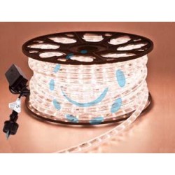 TUBO LUMINOSO 1200 LED 3VIE BIANCO CALDO USI INT.EST.C/GIOCO LUCI MT50