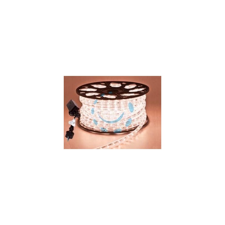 TUBO LUMINOSO 1200 LED 3VIE BIANCO CALDO USI INT.EST.C/GIOCO LUCI MT50 - mt.50