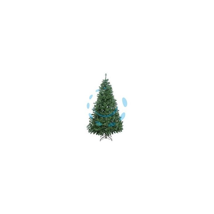 ALBERO DI NATALE VERDE - cm.150h. con 350 rami, base in metallo