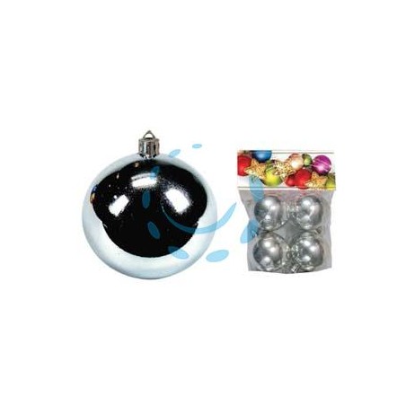 SFERE LISCE COLORE ARGENTO
