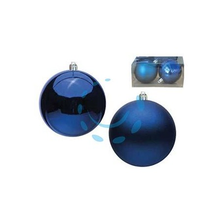 SFERE LISCE 1 LUCIDA + 1 SATINATA COLORE BLU