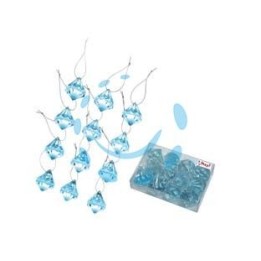 DECORO "DIAMANTE" BLU 