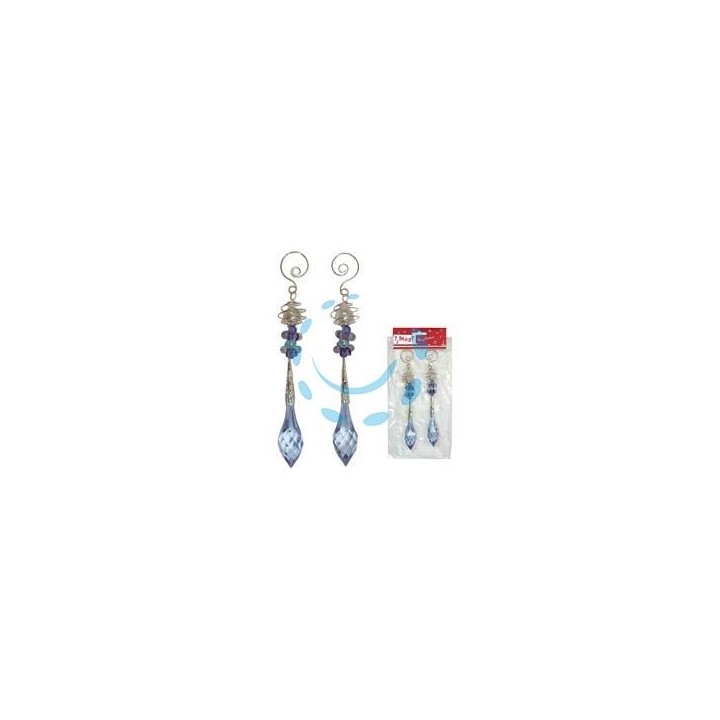 DECORO "PENDENTE" BLU 