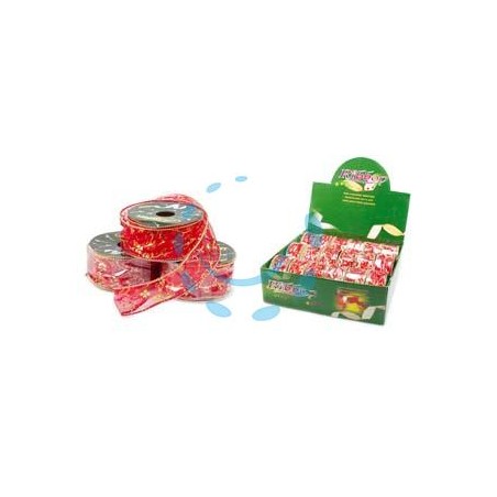 BOBINE DI NASTRO DECORATIVO ROSSO