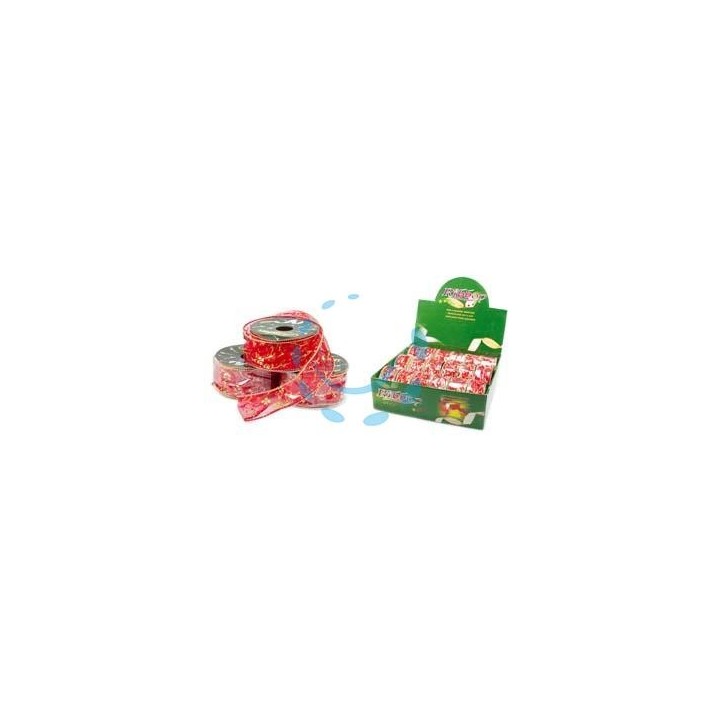 BOBINE DI NASTRO DECORATIVO ROSSO 