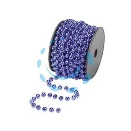 COLLANA IN PLASTICA IN BOBINA COLORE BLU 