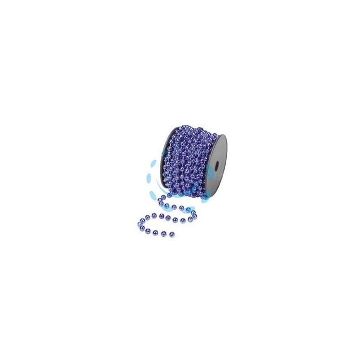 COLLANA IN PLASTICA IN BOBINA COLORE BLU 