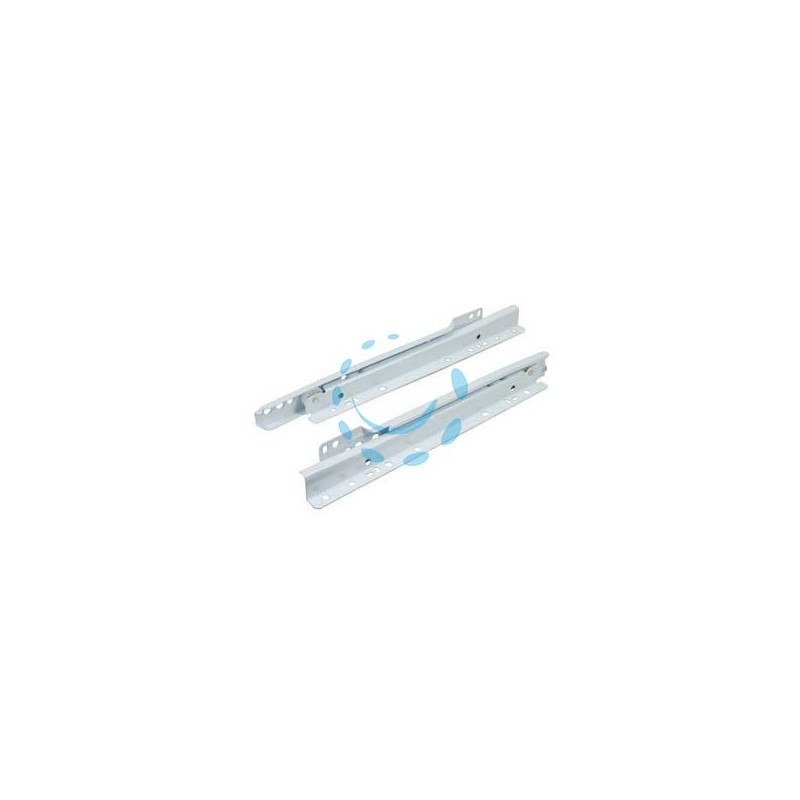GUIDE SCORREVOLI PER CASSETTI CON RULLI TEFLON BIANCHE