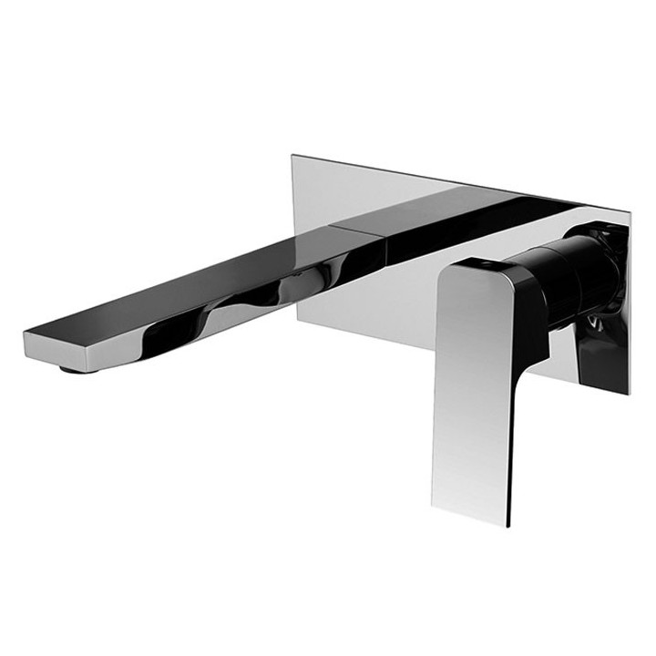 RUBINETTO MISCELATORE LAVABO A PARETE PIASTRA SINGOLA FIMA CARLO FRATTINI FIT F3391LX5CR