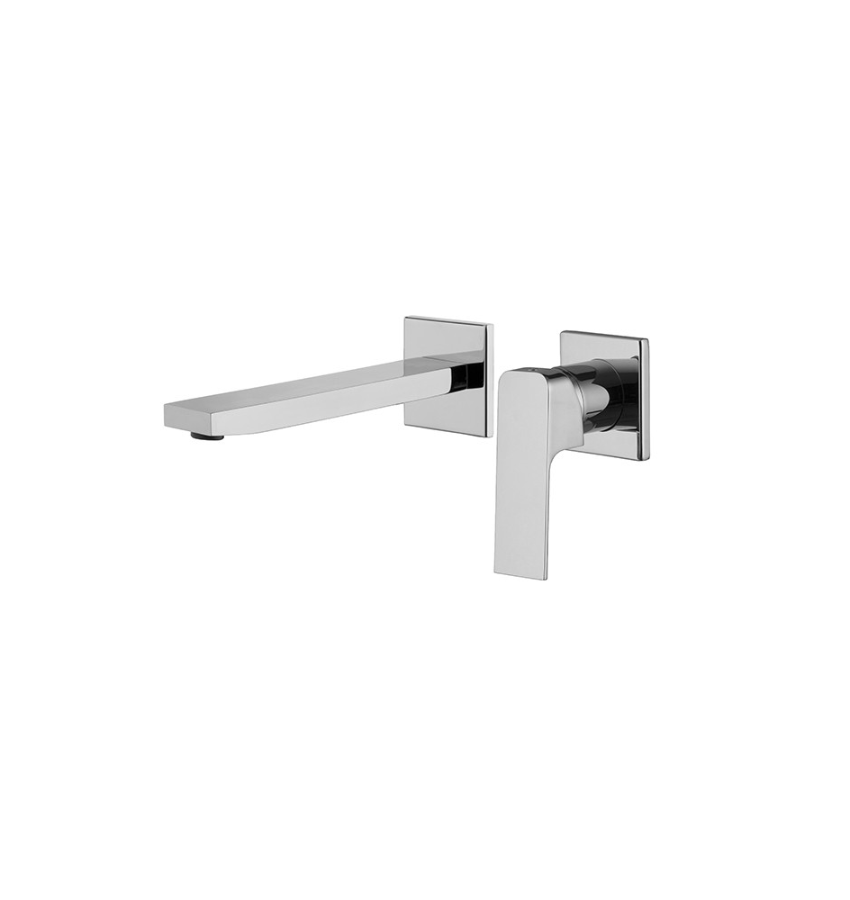 RUBINETTO MISCELATORE LAVABO A PARETE PIASTRA DIVISA FIMA CARLO FRATTINI FIT F3391NLX8CR