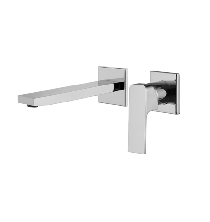 RUBINETTO MISCELATORE LAVABO A PARETE PIASTRA DIVISA FIMA CARLO FRATTINI FIT F3391NLX8CR