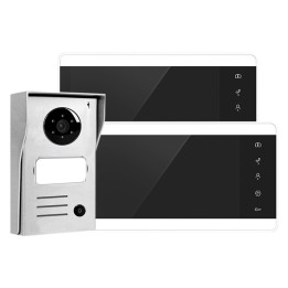 VIDEOCITOFONO DOPPIO MONITOR INTERNO IN KIT colore bianco