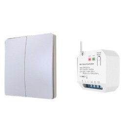 RELE' DOPPIO CON PULSANTE DOPPIO PER TAPPARELLE '9304' art. 9320/2 + 9322