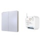 RELE' DOPPIO CON PULSANTE DOPPIO PER TAPPARELLE '9304' art. 9320/2 + 9322