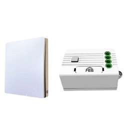 RELE' SINGOLO CON PULSANTE SINGOLO '9301' art. 9320 + 9321