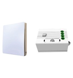 RELE' IMPULSIVO SINGOLO CON PULSANTE SINGOLO '9303' art. 9320 + 9324