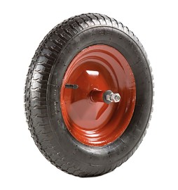 RUOTA PNEUMATICA PER CARRIOLA interasse mm 100
