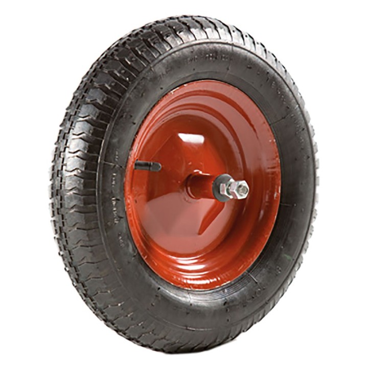 RUOTA PNEUMATICA PER CARRIOLA interasse mm 100