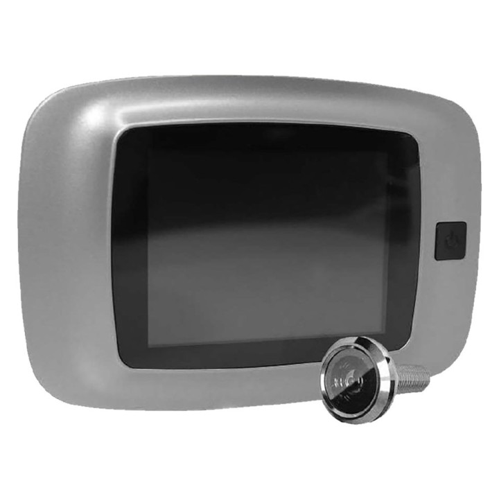SPIONCINO DIGITALE PER PORTE '3650' colore silver