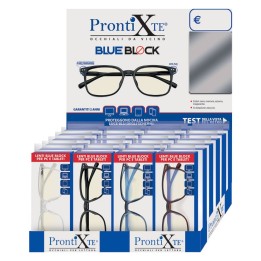 OCCHIALI PREMONTATI PER LETTURA 'BLUE BLOCK' 24 pezzi