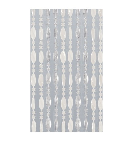 TENDA A PERLINE 0662-25 - cm. 120x230 / avana - ghiaccio