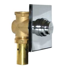 FLUSSOMETRO INCASSO A PULSANTE 3/4 Ø 25