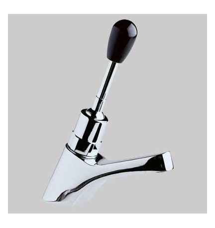 RUBINETTO LAVABO TEMPORIZZATO LEVA A GOMITO 1/2