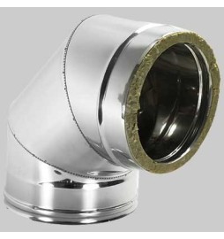 CURVA 90° DOPPIA PARETE Int. Ø 180 - Est. Ø 230