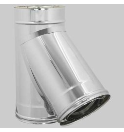 RACCORDO A TEE 135° DOPPIA PARETE Int. Ø 150 - Est. Ø 200