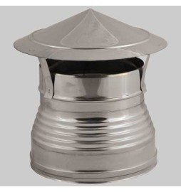 CAPPELLO CINESE DOPPIA PARETE DIAMETRO ESTERNO FEMMINA Int. Ø 150 - Est. Ø 200